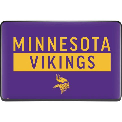 NFL Minnesota Vikings Purple Performance Series Google Pixelbook Go Skin